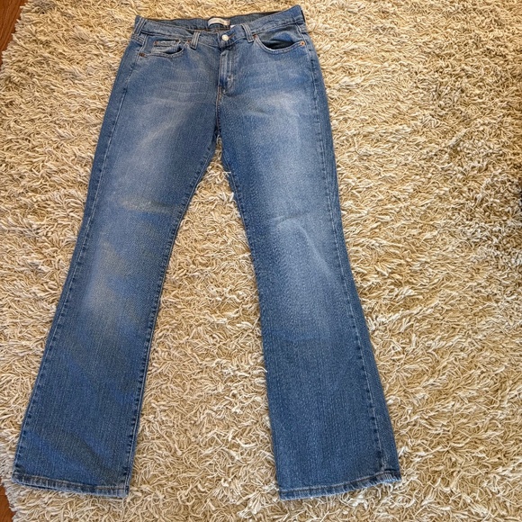 Levi's 515 Boot Cut Jeans Women's Size 10 Light Wash Denim Mid Rise - Picture 1 of 12